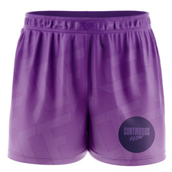 Jelly Beans Elastic Waisted Shorts Purple