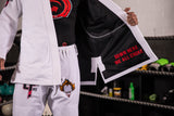 JITS THE GRAPPLING CLOWN White Pearl Weave Gi