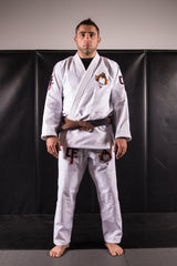 JITS THE GRAPPLING CLOWN White Pearl Weave Gi