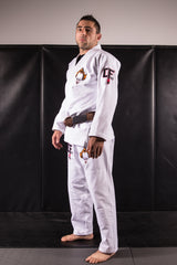 JITS THE GRAPPLING CLOWN White Pearl Weave Gi