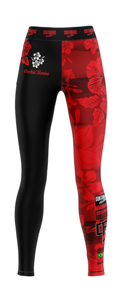 Orchid Series Tights Red