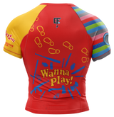 Continuous Flow Chucky Rashguard (RED Short Sleeves)