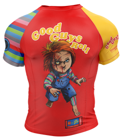 Continuous Flow Chucky Rashguard (RED Short Sleeves)