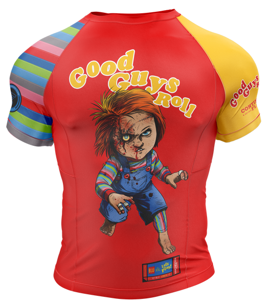 Continuous Flow Chucky Rashguard (RED Short Sleeves)