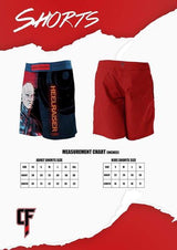 Hug Fiend White MMA Shorts