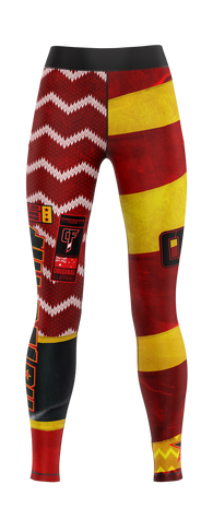 Hu-Dolph the Red Belt Reigndeer Spats (Red/Yellow)