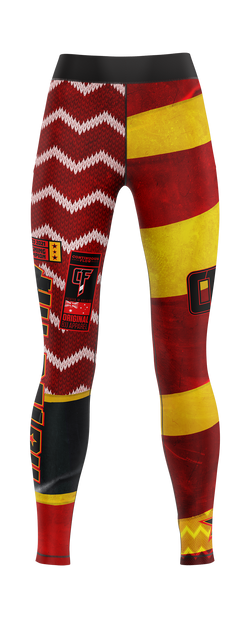 Hu-Dolph the Red Belt Reigndeer Spats (Red/Yellow)